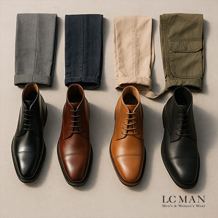 با کفش نیم بوت مردانه چه شلواری بپوشیم؟