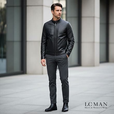 استایل مردانه با کت چرم | راهنمای کامل ست کردن