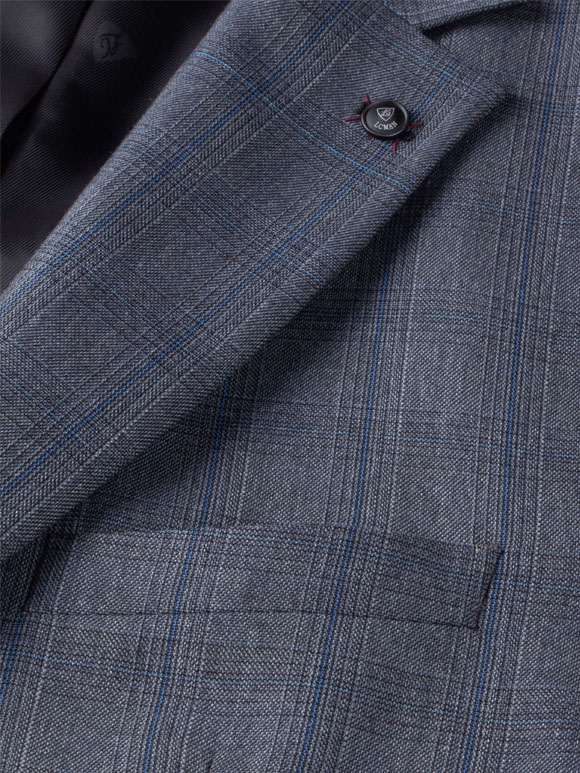 کت تک مردانه چهارخانه ال سی من 173