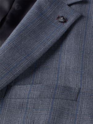 کت تک مردانه چهارخانه ال سی من 173