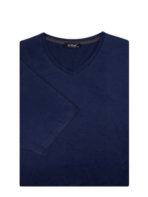 تی شرت یقه هفت ساده  TV 223404/15