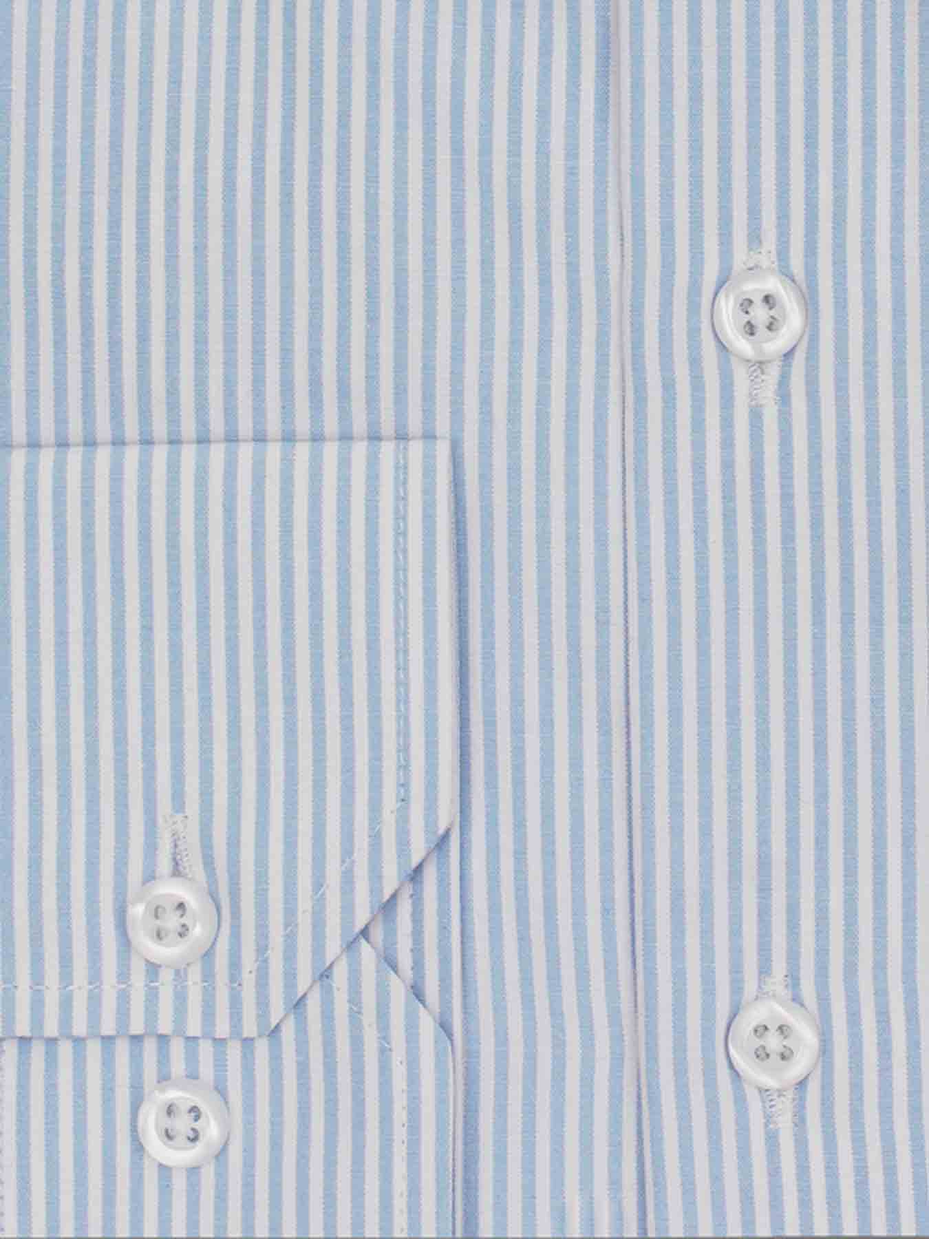 پیراهن مردانه راه راه آستین بلند ال سی من 006