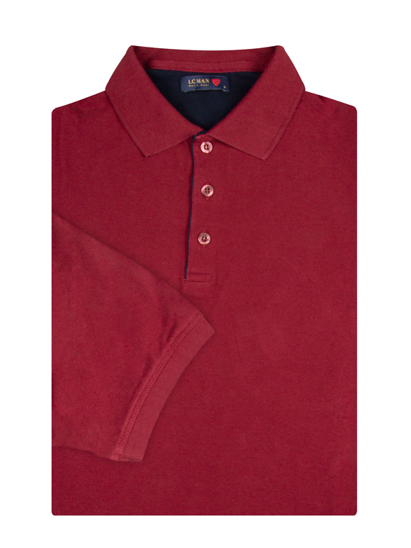 پولوشرت قرمز یقه شکاری 25