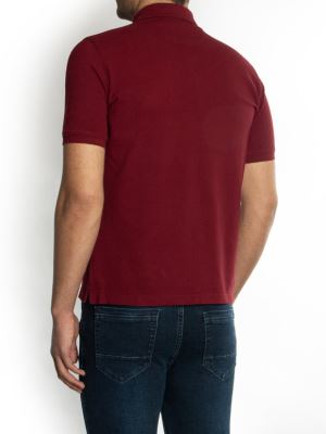 پولوشرت قرمز یقه شکاری 25