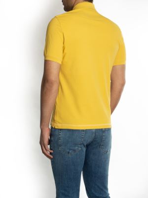 پولوشرت زرد یقه شکاری ال سی من