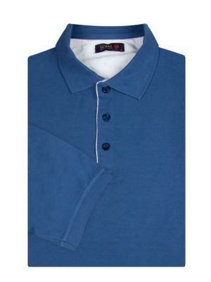 پولوشرت آبی یقه شکاری 25
