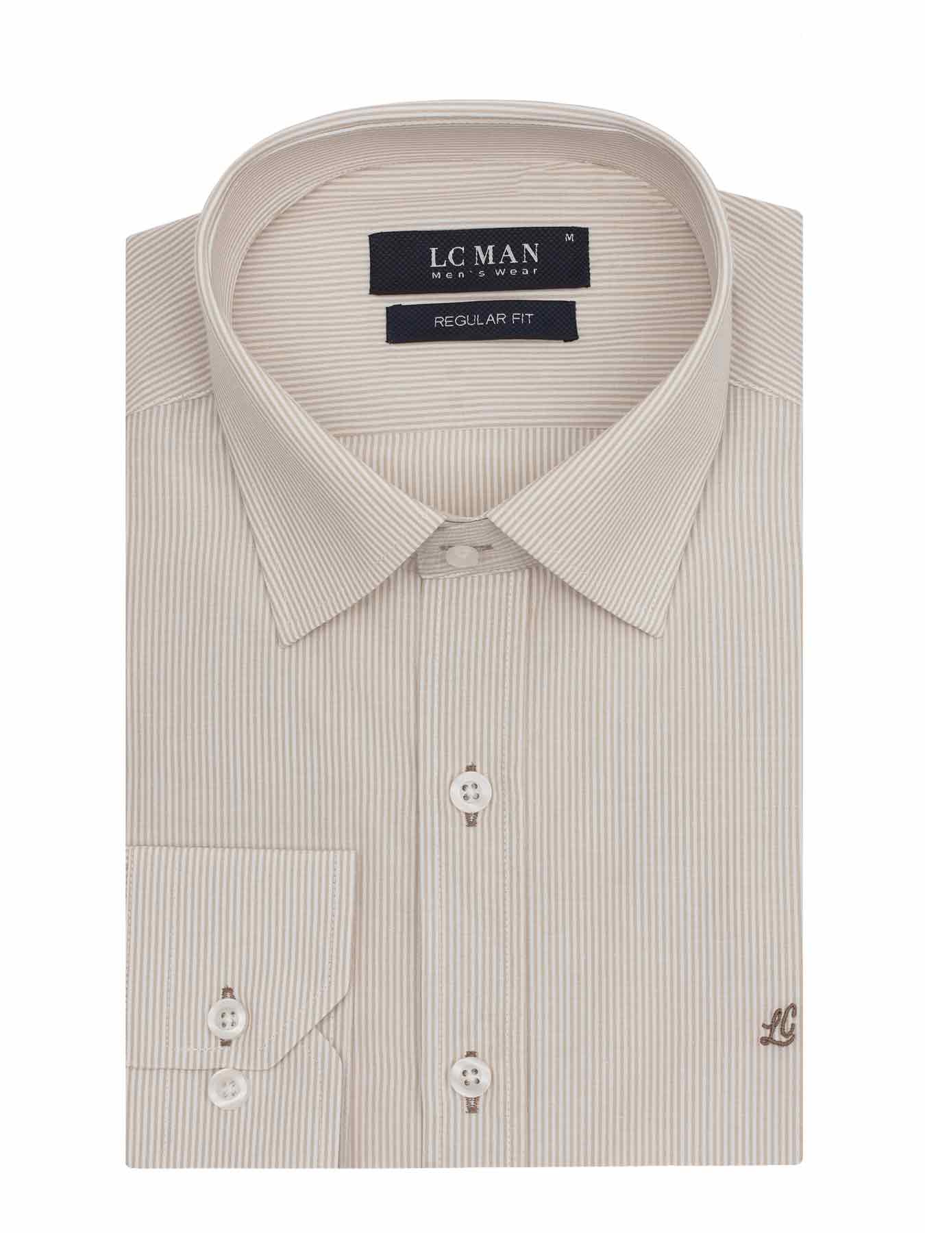 پیراهن مردانه راه راه آستین بلند 025