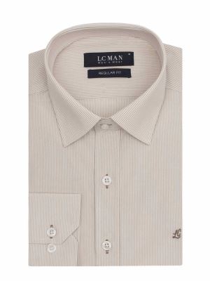 پیراهن مردانه راه راه آستین بلند 025