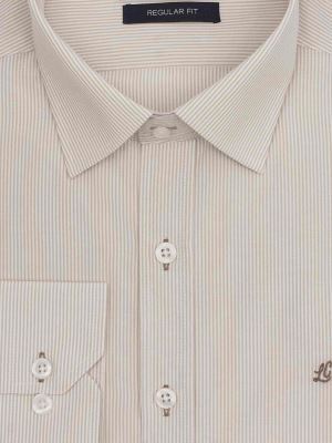 پیراهن مردانه راه راه آستین بلند 025