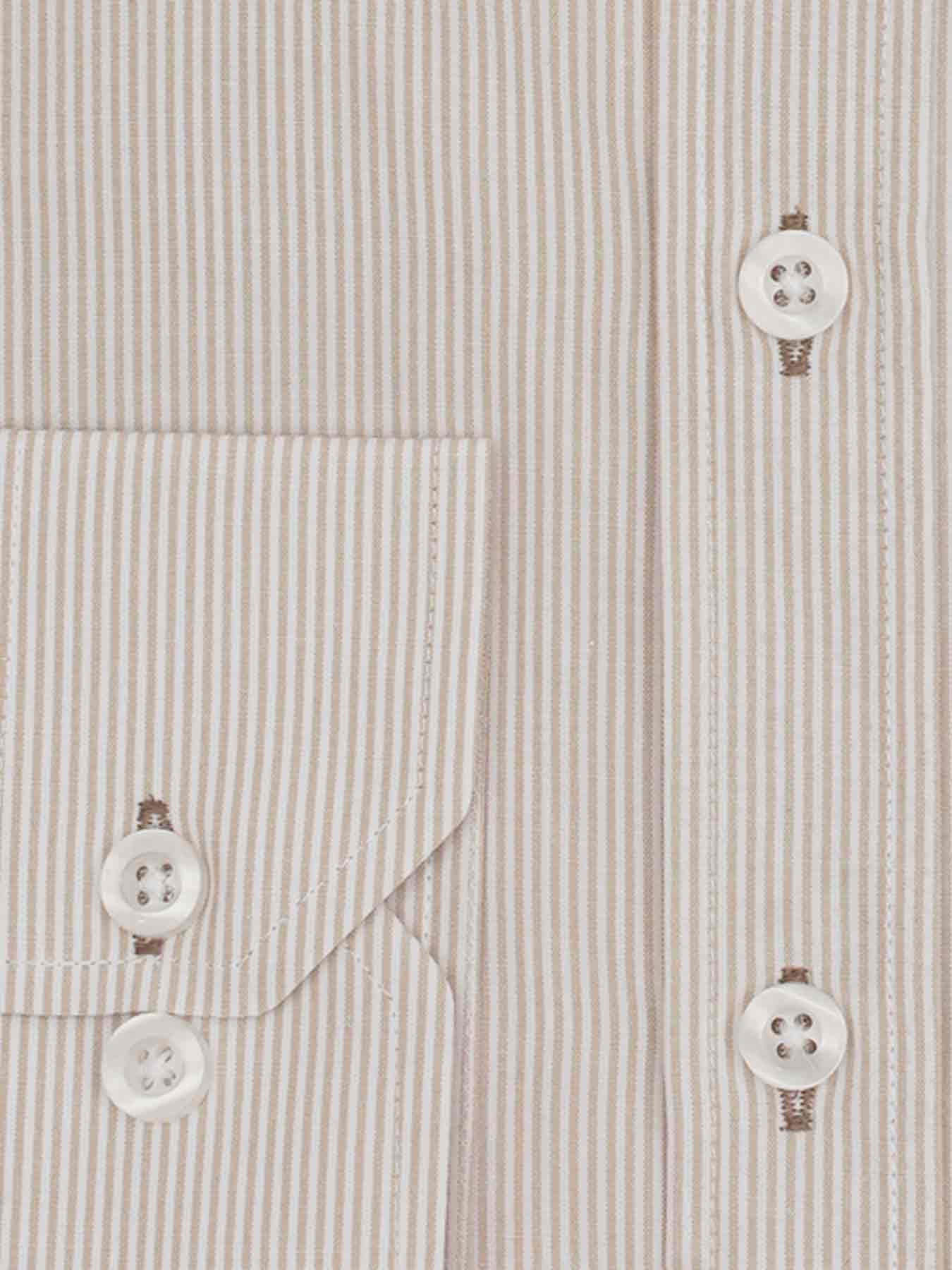 پیراهن مردانه راه راه آستین بلند 025