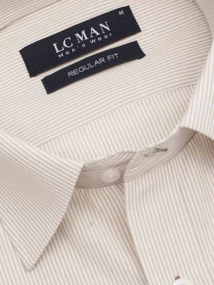 پیراهن مردانه راه راه آستین بلند 025