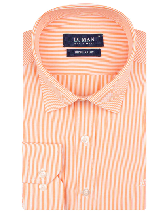 پیراهن مردانه راه راه آستین بلند 025