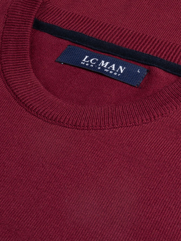 پلیور مردانه یقه گرد ال سی من S107-987