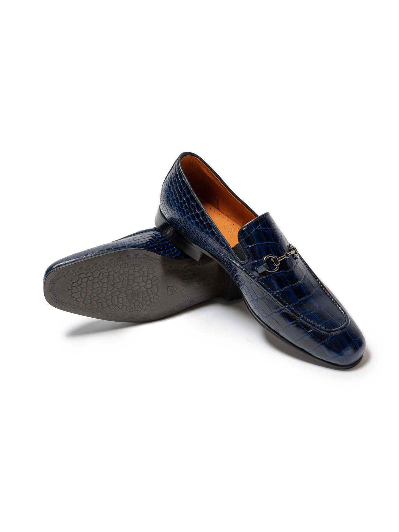 کفش چرم طرح دار یراق دار زیره میکرولایت