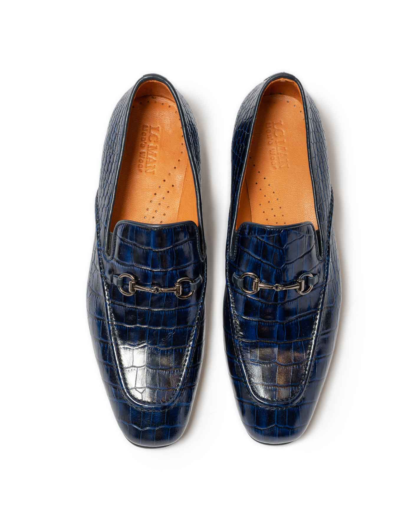 کفش چرم طرح دار یراق دار زیره میکرولایت