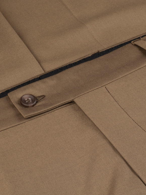 شلوار فاستونی کرم ساده ال سی من 75