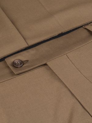 شلوار فاستونی کرم ساده ال سی من 75