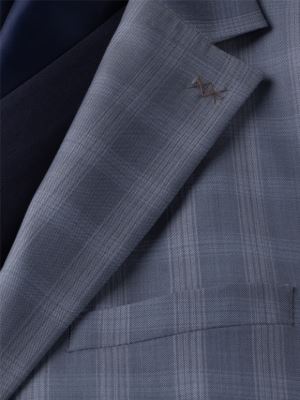 کت و شلوار و ژیله مردانه چهارخانه 007