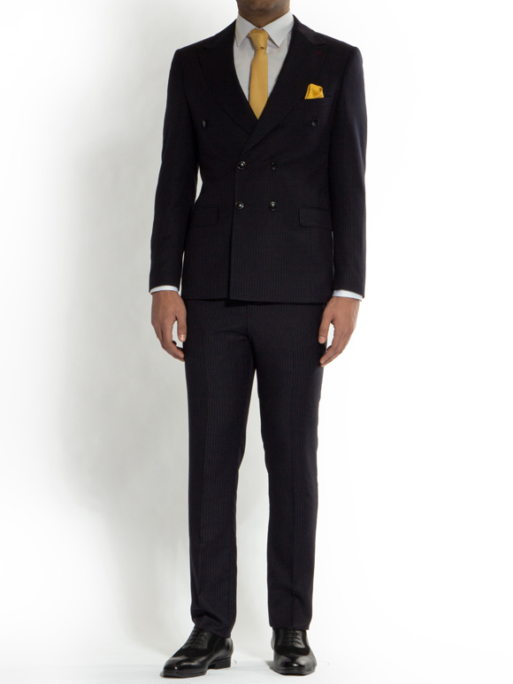 کت و شلوار مردانه راه راه 063