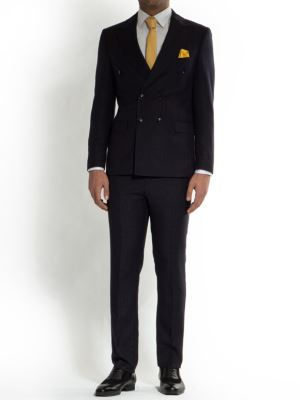 کت و شلوار مردانه راه راه 063