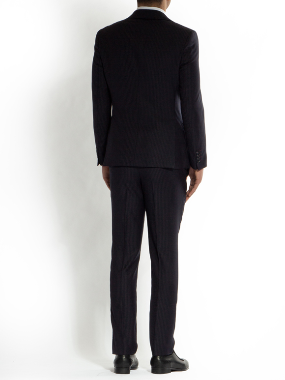 کت و شلوار مردانه راه راه 063