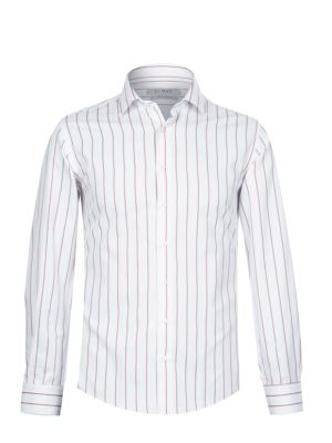 پیراهن مردانه راه راه آستین بلند 048