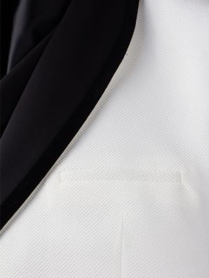 کت و شلوار و ژیله دامادی سفید 91