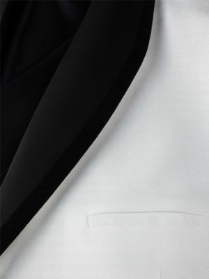 کت و شلوار و ژیله سفید دامادی 19