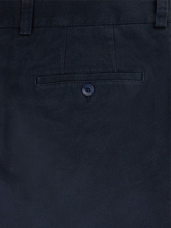 شلوار کتان سرمه ای ال سی من