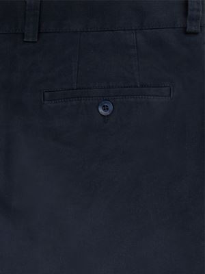 شلوار کتان سرمه ای ال سی من