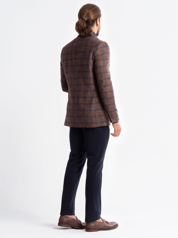 کت تک مردانه چهارخانه ال سی من 041