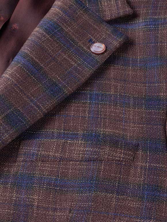 کت تک مردانه چهارخانه ال سی من 041