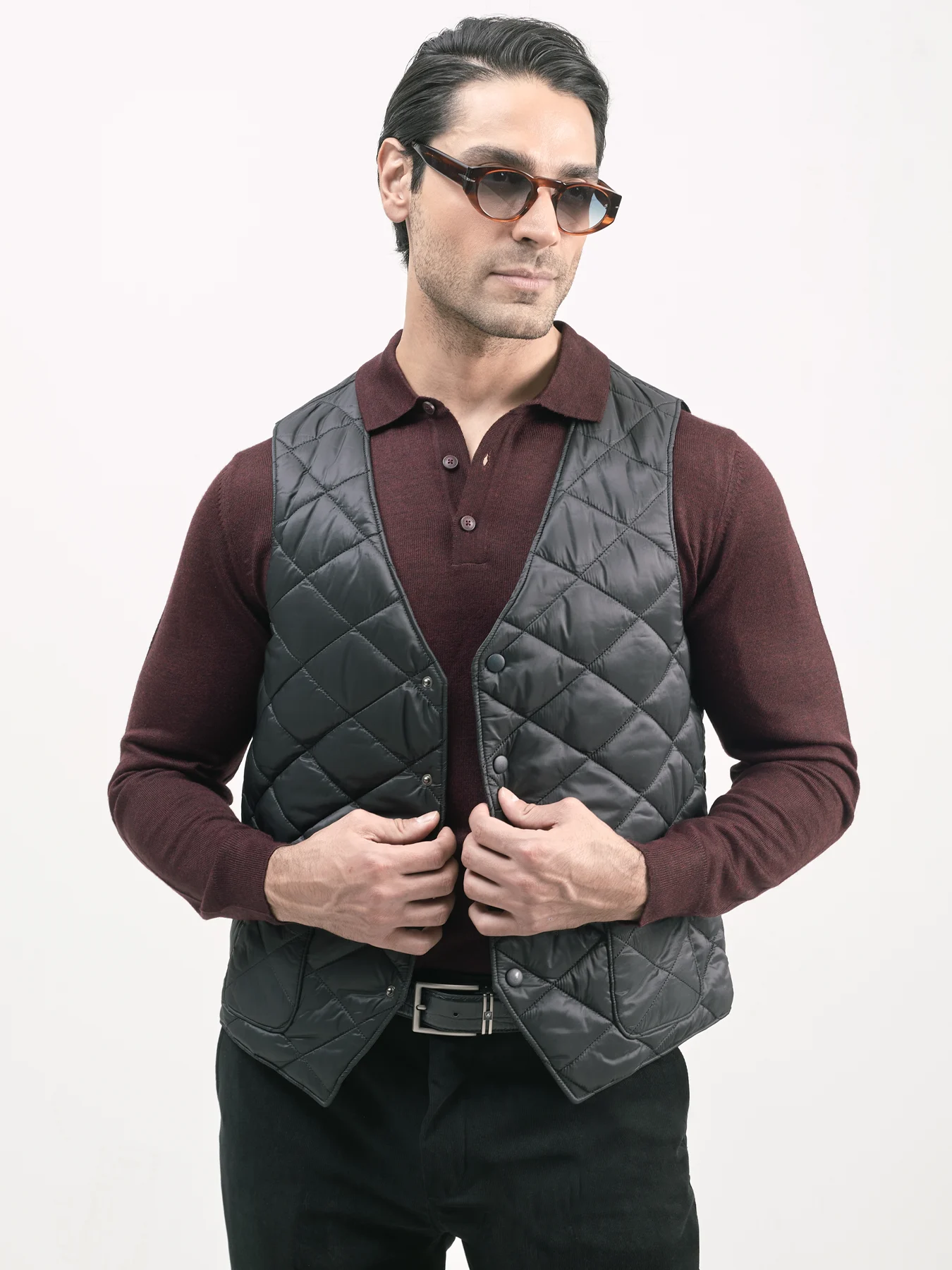 ژیله کاپشنی مشکی 46