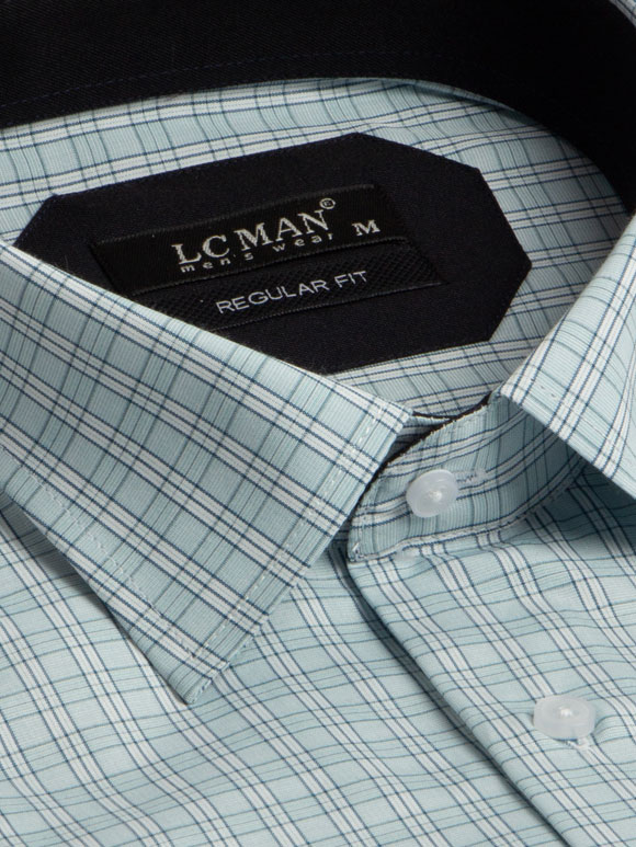 پیراهن مردانه چهارخانه آستین بلند ال سی من 053