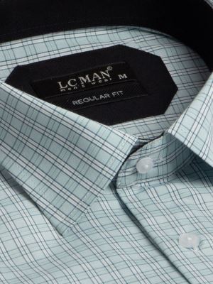 پیراهن مردانه چهارخانه آستین بلند ال سی من 053