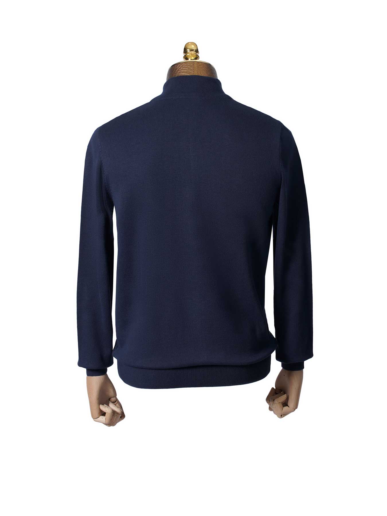 سویشرت تمام زیپ جناقی سرمه ای57