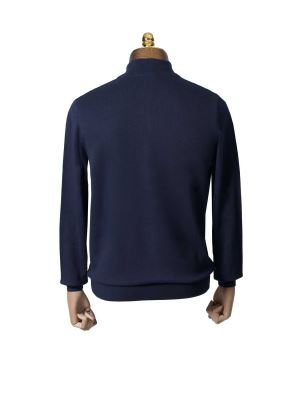 سویشرت تمام زیپ جناقی سرمه ای57