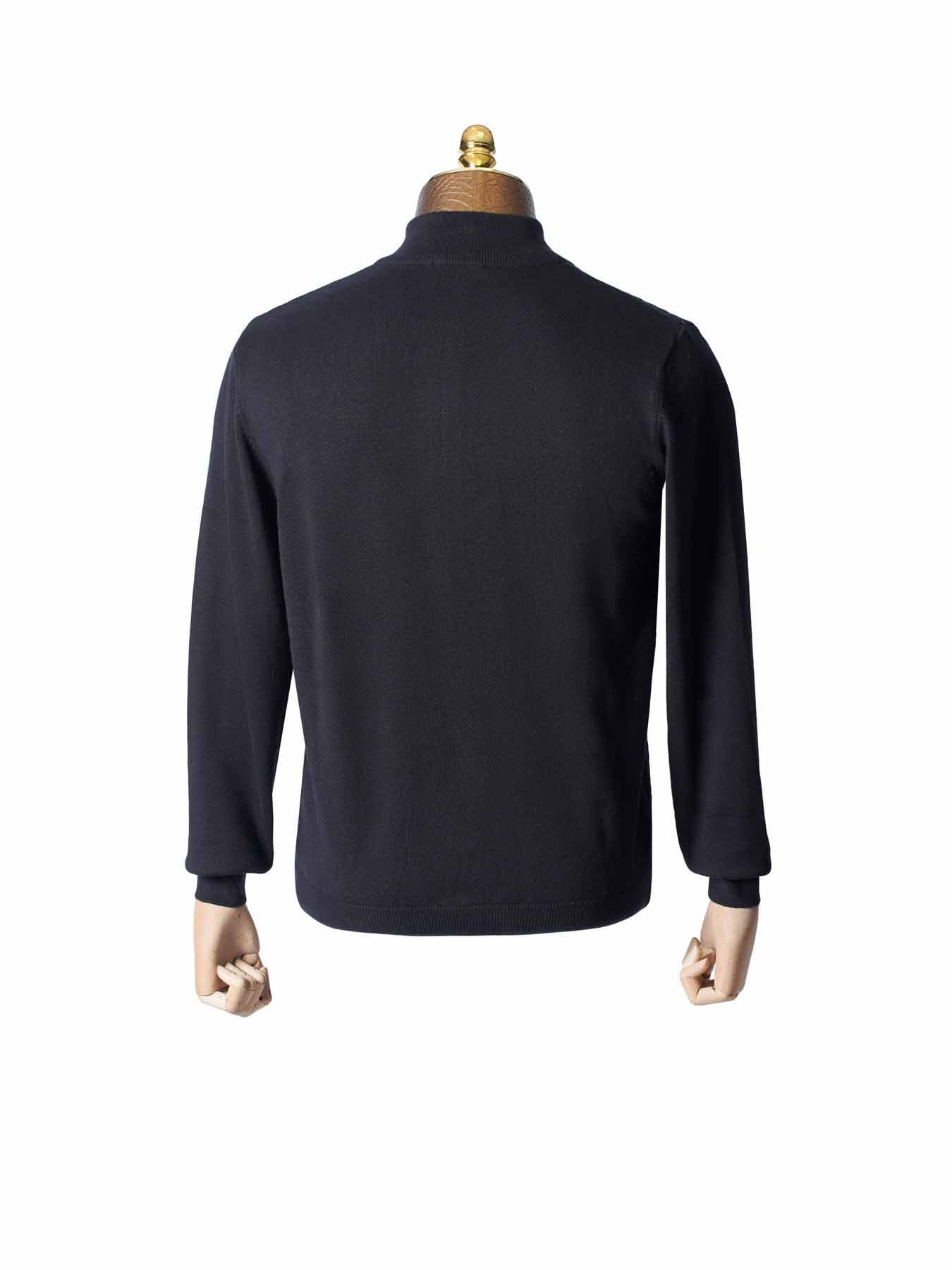 سویشرت مردانه تمام زیپ جناقی سرمه ای 57