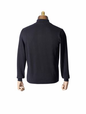 سویشرت مردانه تمام زیپ جناقی سرمه ای 57