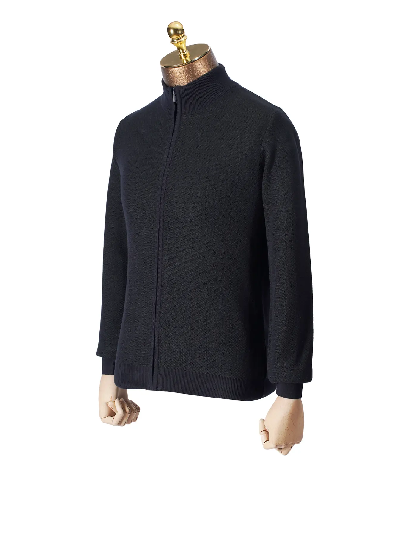 سویشرت تمام زیپ طرح دار یشمی