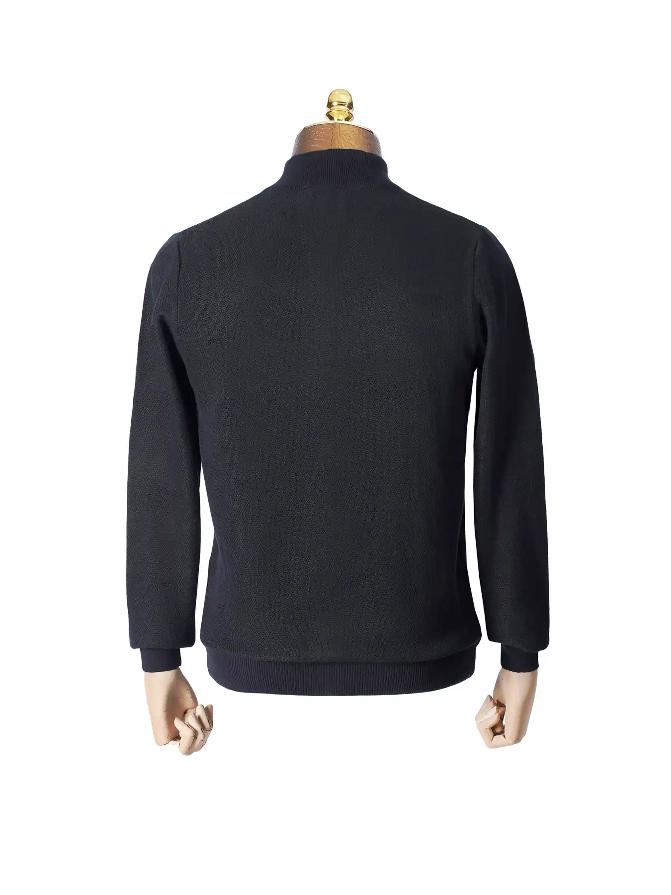 سویشرت تمام زیپ طرح دار یشمی