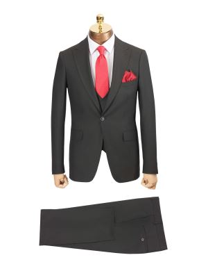 کت و شلوار و ژیله مشکی 94