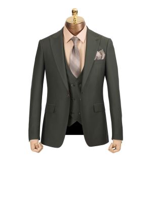 کت و شلوار و ژیله سبز 94