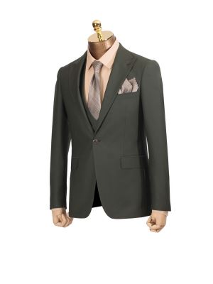 کت و شلوار و ژیله سبز 94