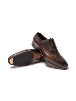 کفش چرم بنددار هشت ترک 385