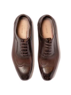 کفش چرم بنددار هشت ترک 385