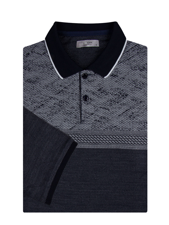 پولوشرت سرمه ای جودون یقه شکاری  