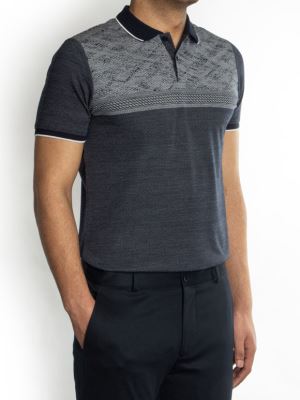 پولوشرت سرمه ای جودون یقه شکاری  