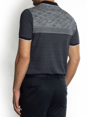 پولوشرت سرمه ای جودون یقه شکاری  