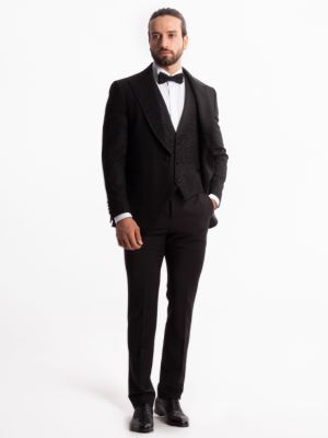 کت و شلوار و ژیله مردانه دامادی 116